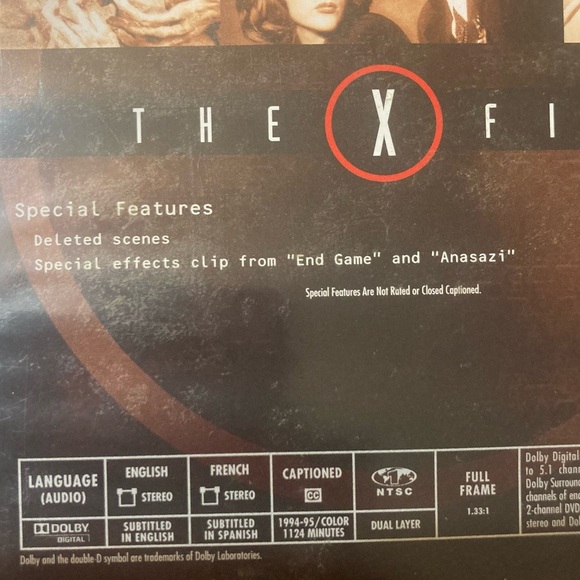 The X Files Season 1 & 2 DVD - Picture 4 of 7